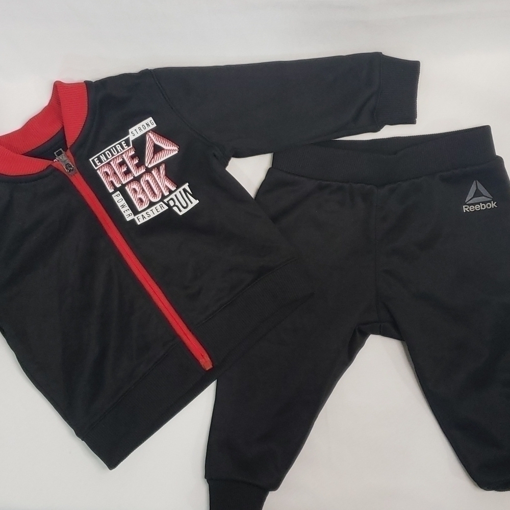 REEBOK Retro Style Tracksuit Jacket Zip Up Classic Pants